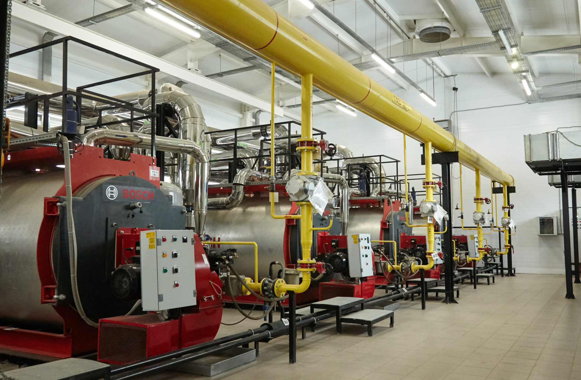 Industrial boiler system